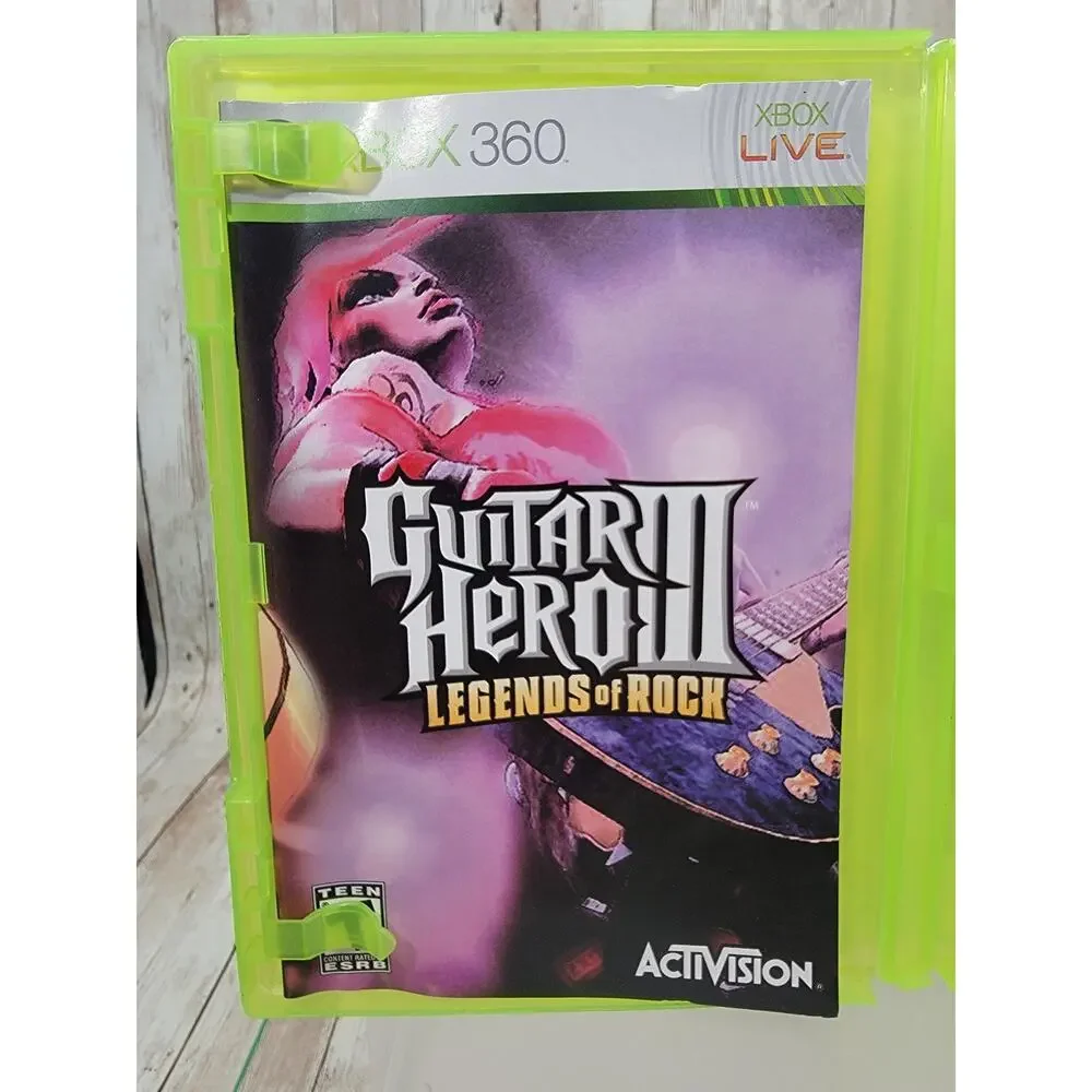 Guitar Hero 3 III: Legends Of Rock (Xbox 360) Complete CIB